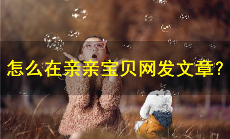 怎么在親親寶貝網(wǎng)發(fā)文章？
